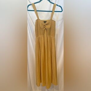 Elegant Golden Yellow Dress